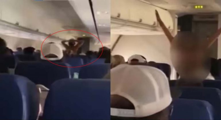 US Flight: విమానంలో మహిళ వికృత చర్యలు.. బట్టలు విప్పి పరుగులు