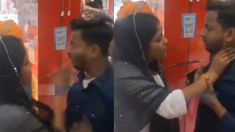 Viral video: ‘‘నన్ను మోసం చేసి, కొత్త భార్యకు ఫోన్ కొంటున్నావా?’’.. వ్యక్తిపై గర్ల్‌ఫ్రెండ్ దాడి..