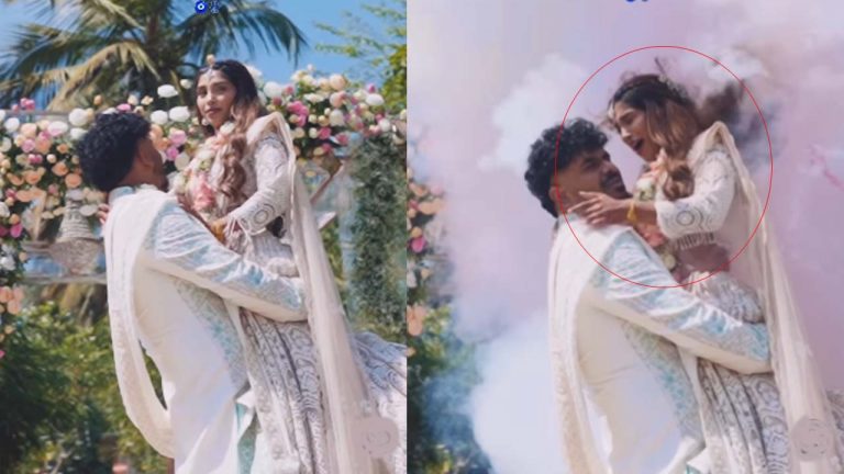 Photo Shoot: ఫొటోషూట్‌లో అపశృతి.. కలర్ బాంబ్ పేలి వధువు విలవిల