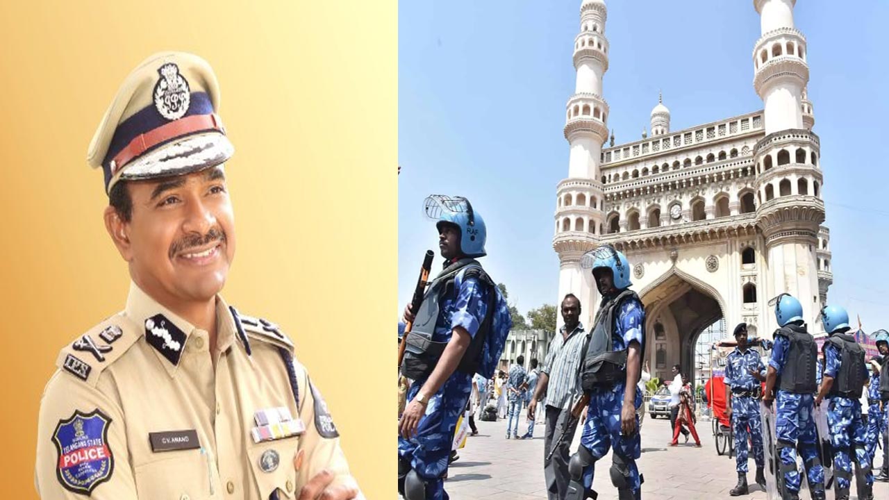 Hyderabad Old City: హైదరాబాద్ పాతబస్తీలో పోలీసుల భారీ భద్రత