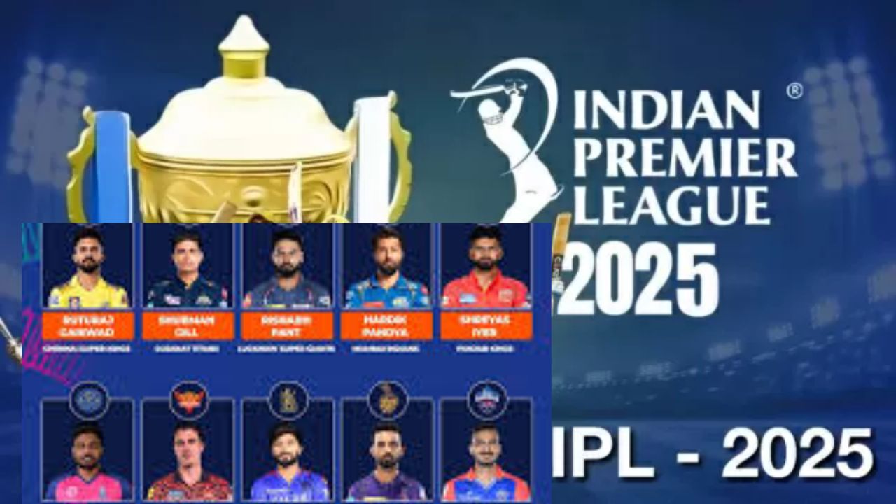 IPL 2025 Full List of Captains for All 10 Teams