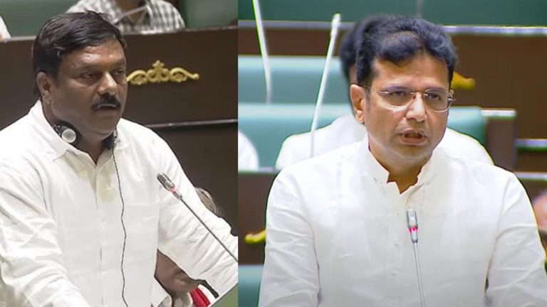 Telangana Assembly : తెలంగాణ అసెంబ్లీలో కేంద్ర నిధులపై బీజేపీ-కాంగ్రెస్ నేతల మధ్య మాటల యుద్ధం