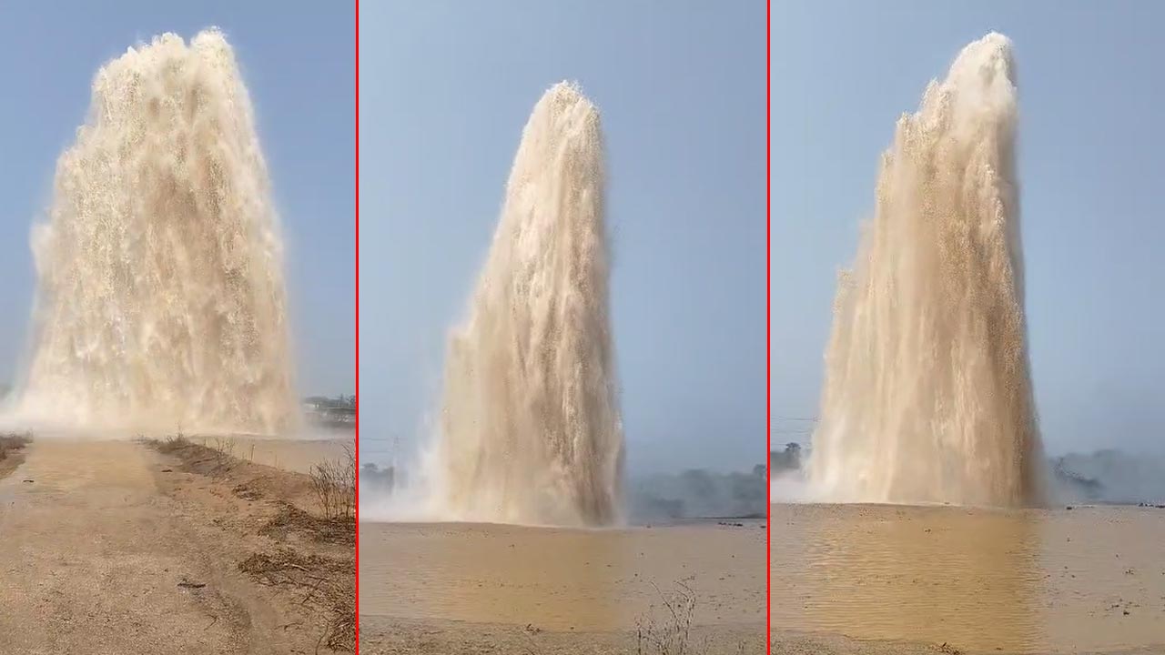 Devadula Pipeline Leak: దేవాదుల ప్రాజెక్ట్ పైప్‌లైన్ లీక్.. మండిపడిన రైతులు