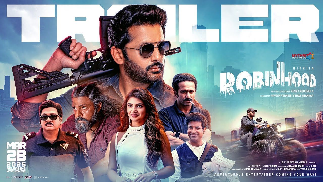 Robinhood Trailer: నితిన్ ‘రాబిన్ హుడ్’ ట్రైలర్ రిలీజ్.. వార్నర్ ఎంట్రీ మాములుగా లేదుగా!