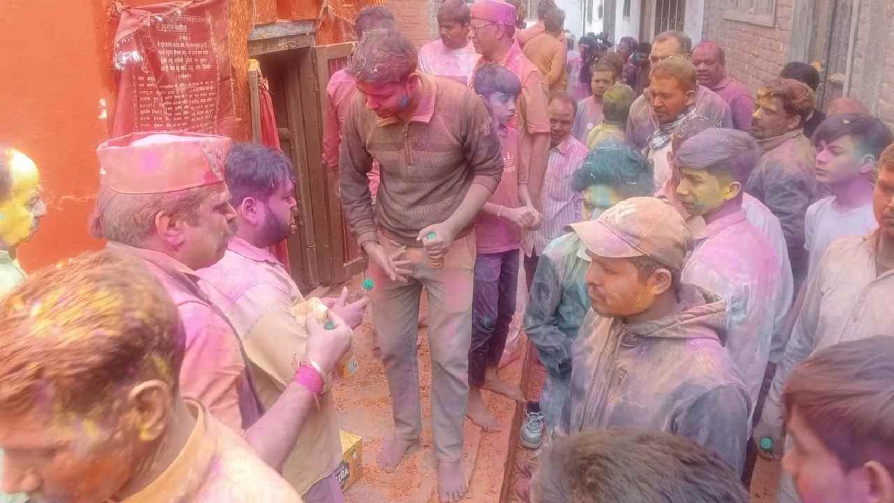 Holi was played amid tight security in Sambhal’s Kartikeya Mahadev temple after 46 years