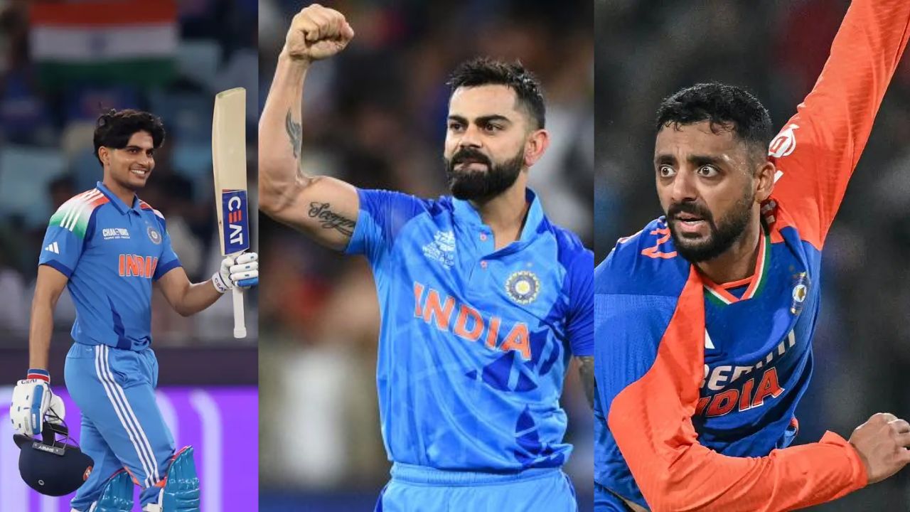 Team India Players Shines in ICC ODI Rankings as Champions Trophy 2025 ...