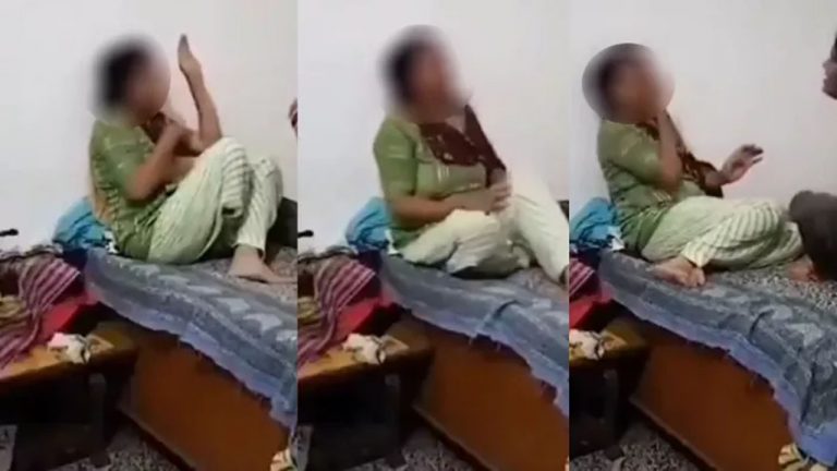 Haryana: మరీ ఇంత దారుణమా?.. ఆస్తి కోసం కన్న తల్లిని పిచ్చి కుక్కని కొట్టినట్టు కొట్టిన కూతురు(వీడియో)