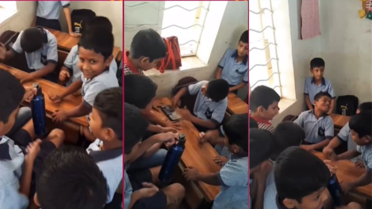 Viral Video: జియోమెట్రీ బాక్స్‌తో అద్భుతం సృష్టించిన పిల్లలు
