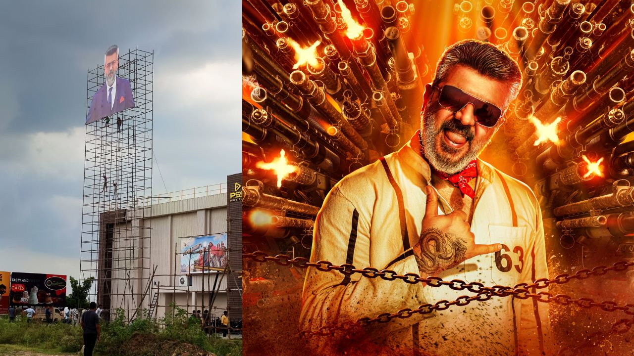 GBU : అజిత్ ఫ్యాన్స్ అత్యుత్సాహం.. తప్పిన ప్రమాదం..