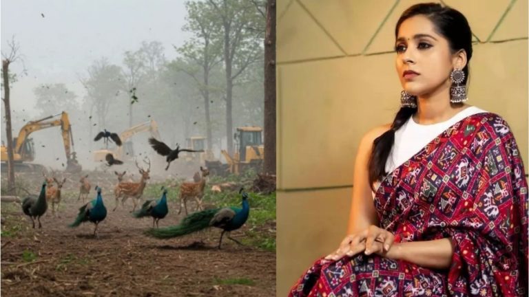 HCU Land Issue : హెచ్ సి యు లో జరుగుతున్న ఘటనపై స్పందించిన యాంకర్ రష్మీ