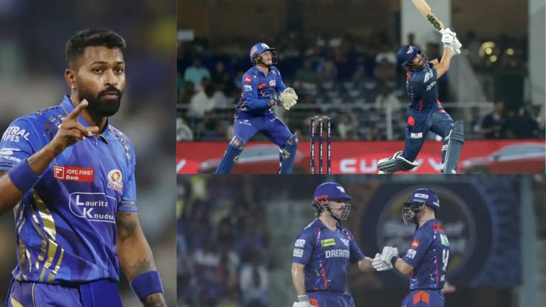 LSG vs MI: హాఫ్ సెంచరీలతో మెరిసిన మిచెల్ మార్ష్, మార్క్‌రమ్.. ముంబై టార్గెట్ 204