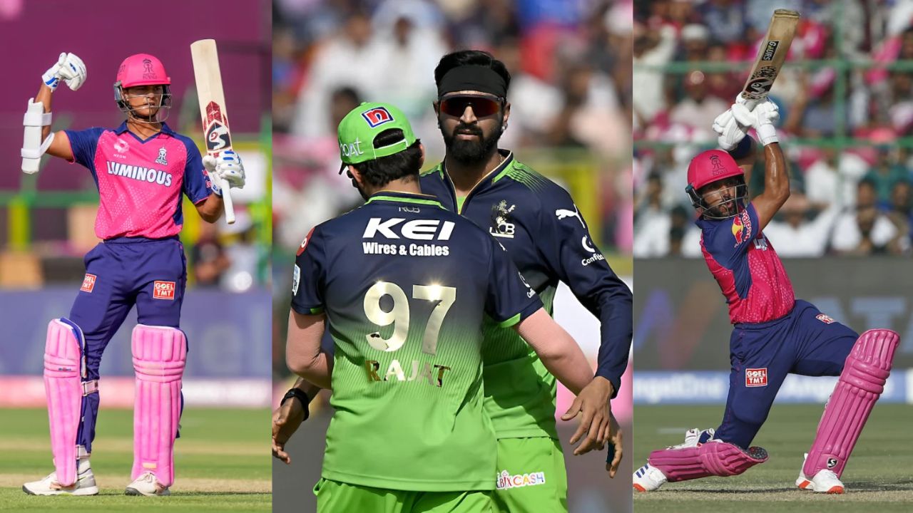 RR vs RCB: తడబడి నిలదొక్కుకున్న రాజస్థాన్ రాయల్స్.. హాఫ్ సెంచరీతో ఆదుకున్న జైస్వాల్