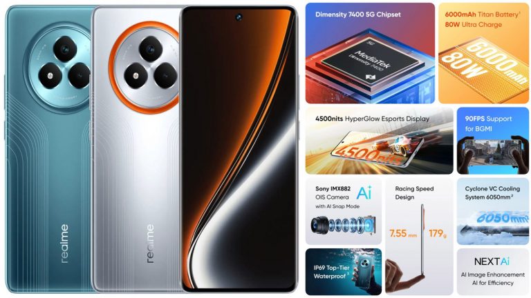 Realme NARZO 80 Pro 5G: 6.77 అంగుళాల ఆమోల్డ్ డిస్⁭ప్లే, 50MP కెమెరా, IP69 రేటింగ్ తో వచ్చేసిన రియల్‌మీ నార్జో 80 ప్రో