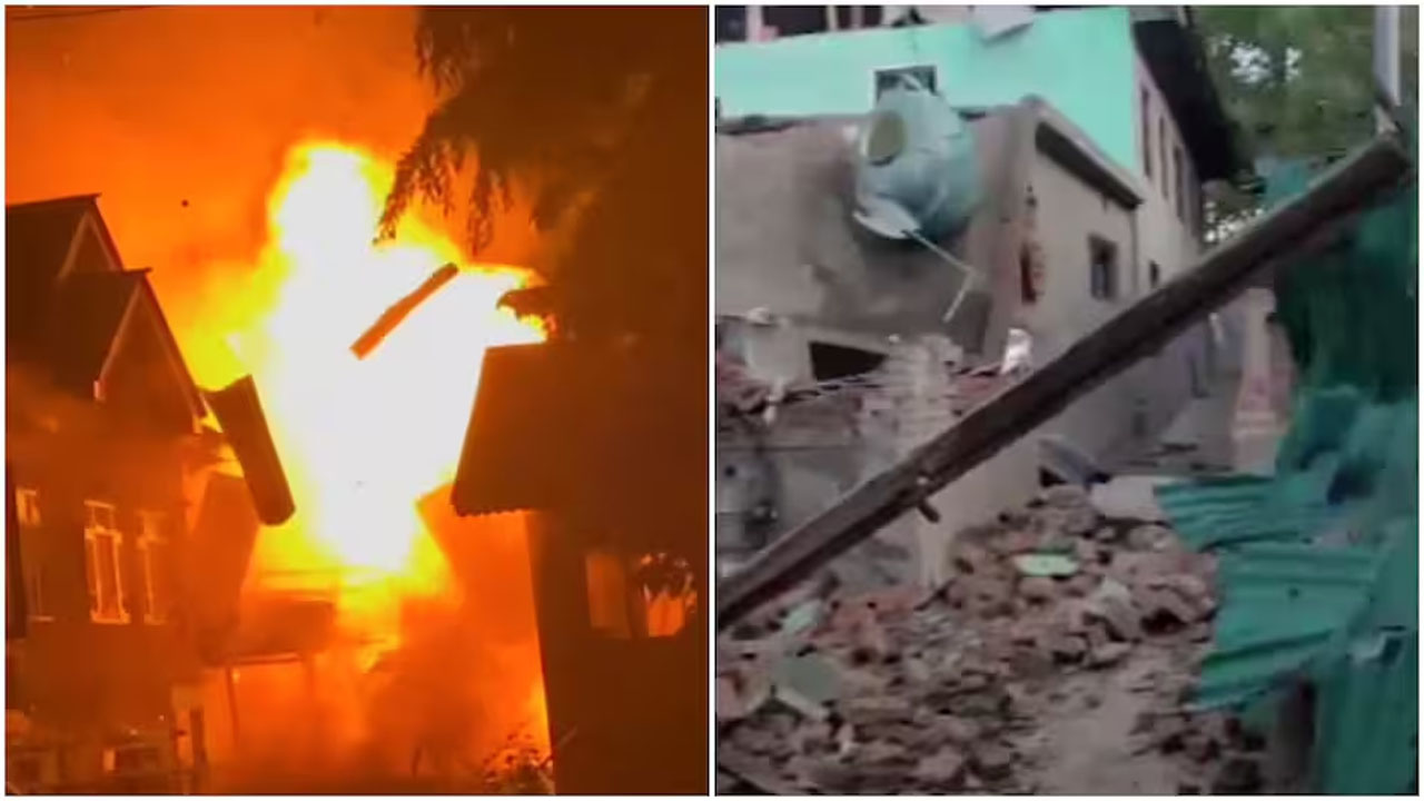 Pahalgam Attack: ఉగ్రవాది ఇంటిని పేల్చేసిన భద్రతా దళాలు..