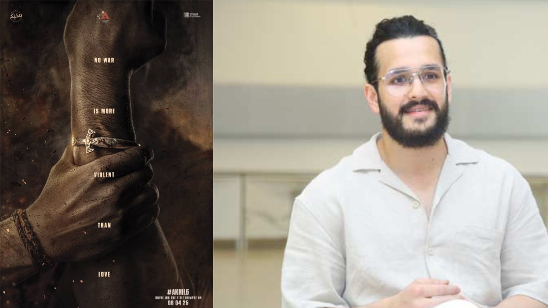 #Akhil 6 : టైటిల్ గ్లింప్స్ రిలీజ్ టైమ్ రివీల్ చేసిన నాగవంశీ..