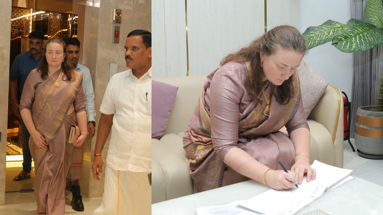 Anna Konidela: తిరుమల చేరుకున్న అనా కొణిదెల.. డిక్లరేషన్ సమర్పణ