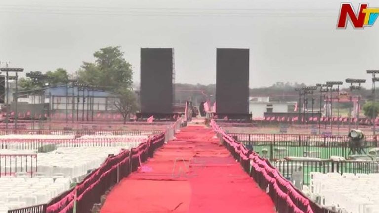 BRS Formation Day : గులాబీమయమైన ఎల్కతుర్తి గ్రామం