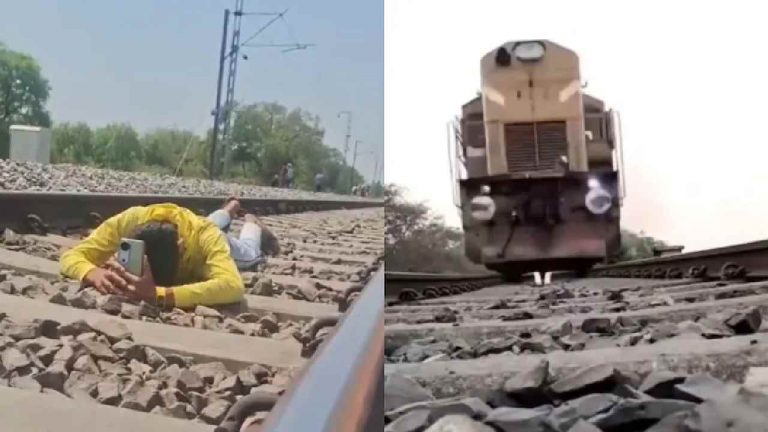 Uttar Pradesh: ఇదేం “రీల్స్” పిచ్చి.. ప్రయాణిస్తున్న రైలు కింద పడుకుని వీడియో..