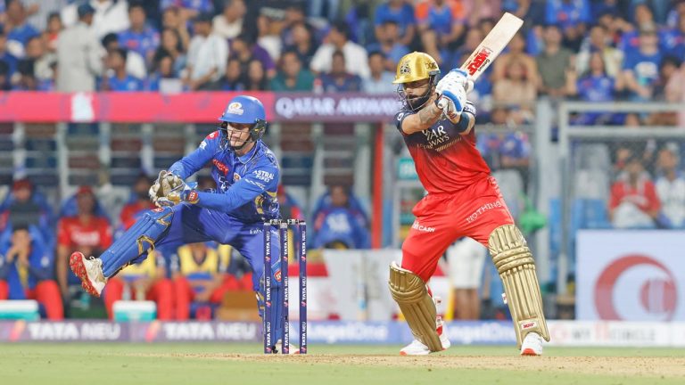 MI vs RCB: రజత్ పాటిదార్, విరాట్ మెరుపులు.. ముంబై లక్ష్యం ఎంతంటే?