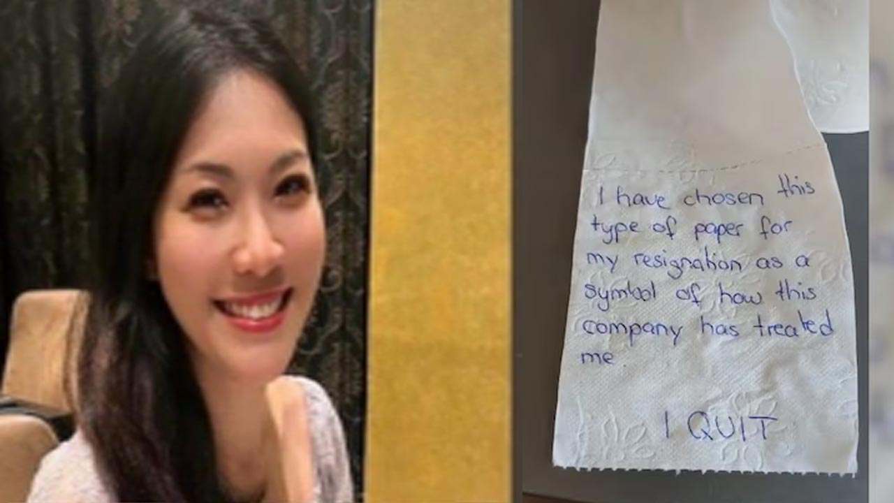 Viral: కంపెనీకి దిమ్మతిరిగేలా చేసిన ఉద్యోగిని.. టాయిలెట్ పేపర్ పై రాజీనామా లేఖ