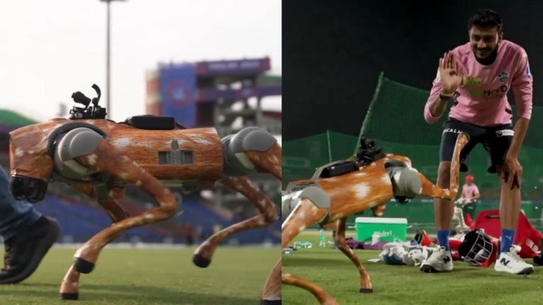 Robot Dog: ఐపీఎల్‌లో రోబో డాగ్.. అక్షర్‌, పాండ్యాకు షేక్‌ హ్యాండ్‌! వీడియో వైరల్