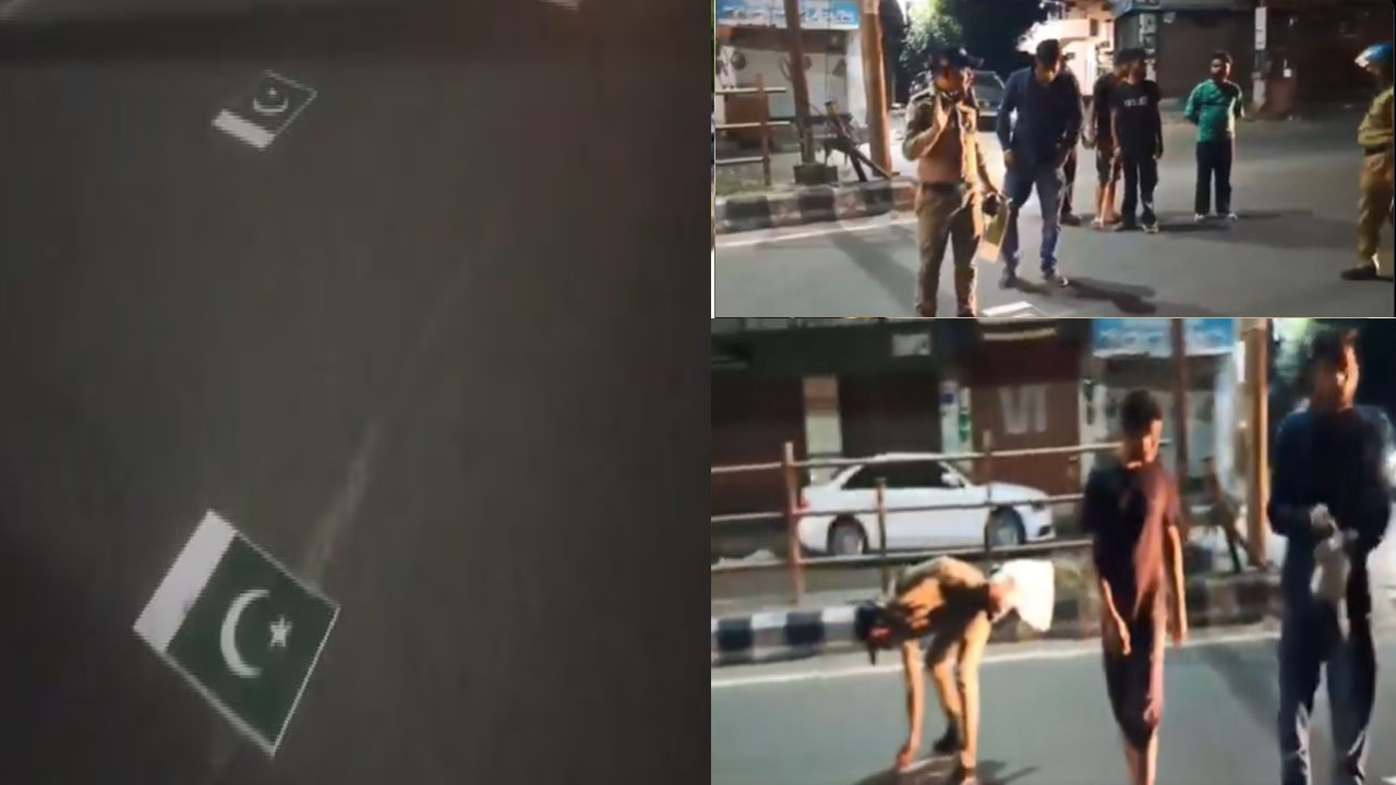 Pahalgam Terror Attack: రోడ్లపై పాకిస్థాన్ జెండాలు అతికించిన వ్యక్తులు.. పోలీసులు ఏం చేశారంటే?