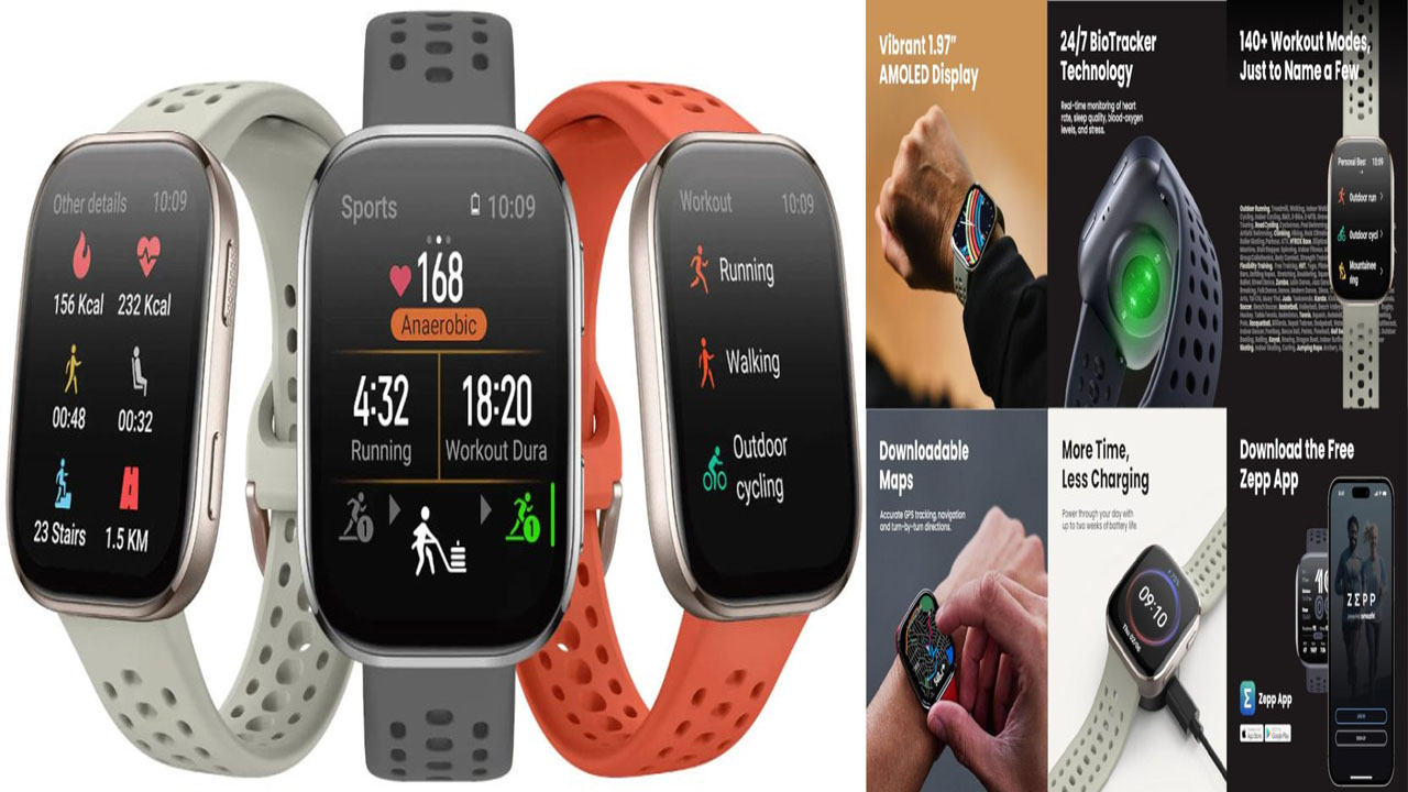 Amazfit Bip 6: 1.97 అంగుళాల డిస్‌ప్లే, బ్లూటూత్ కాలింగ్, 14 రోజుల బ్యాటరీ లైఫ్‌తో అమెజ్‌ఫిట్ బిప్ 6 విడుదల..!