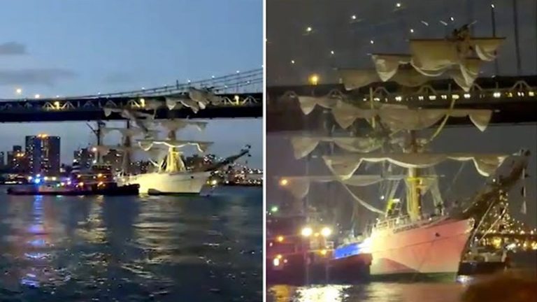 Cuauhtemoc: బ్రిడ్జ్‌ను ఢీకొన్న నేవీ ట్రైనింగ్ షిప్.. ఇద్దరు మృతి, 19 మంది గాయాలు..!