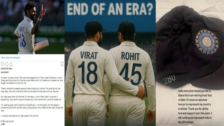 End Of RO-KO Era: దిగ్గజాల రిటైర్మెంట్.. టెస్టుల్లో ముగిసిన RO-KO శకం..!