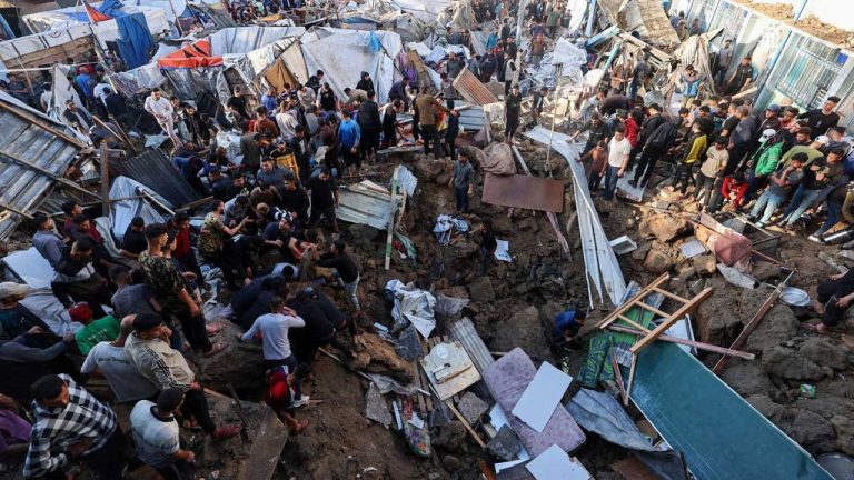 Israel-Hamas Conflict: గాజాపై ఇజ్రాయెల్‌ దాడి.. 48 మంది మృతి