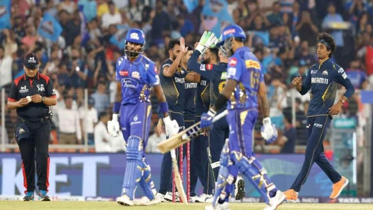 GT vs MI: చితకబాదిన హిట్‌మ్యాన్.. గుజరాత్‌ ముందు భారీ లక్ష్యం..!