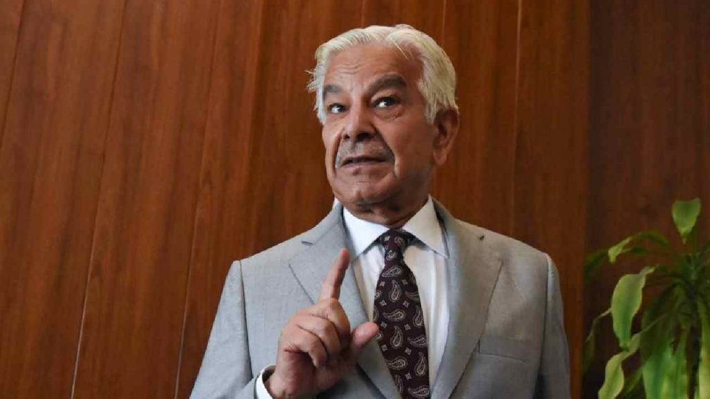 Pakistan Defence Minister Khawaja Asif