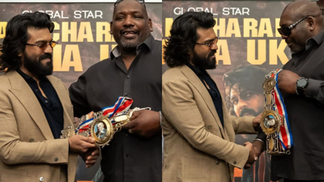 Ram Charan: లండన్‌లో రామ్‌చరణ్‌ను కలిసిన కామన్‌వెల్త్‌ బాక్సింగ్‌ ఛాంపియన్‌..