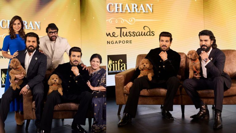 Ram Charan : చరణ్ మైనపు విగ్రహంతో చిరంజీవి ఫ్యామిలీ..