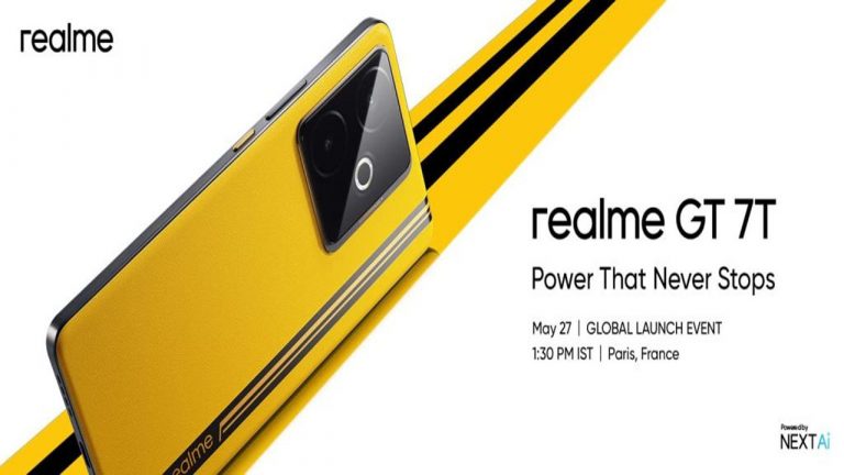 Realme GT 7T: భారత్ లో లాంచ్‌కు సిద్ధమైన రియల్‌మీ GT 7T.. ఫస్ట్ లుక్ విడుదల.!