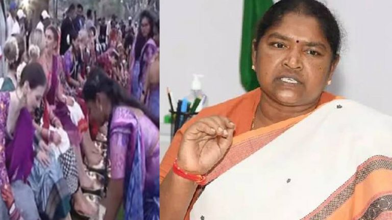 Seethakka: అందాల భామలపై నీళ్లు పోస్తే కాళ్లు కడిగినట్టేనా? బీఆర్‌ఎస్‌పై మంత్రి ఫైర్