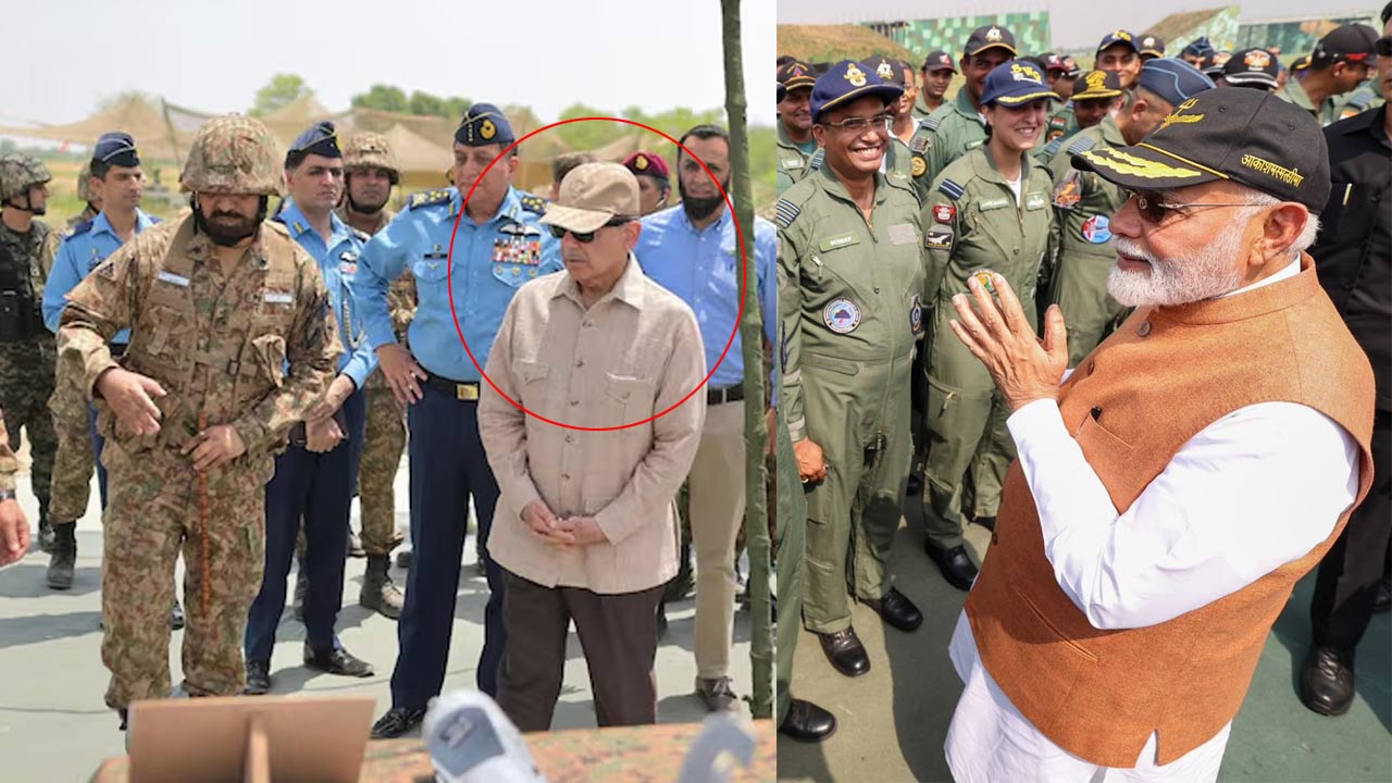 Shehbaz Sharif: సియాల్‌కోట్‌ ఎయిర్‌బేస్‌ను సందర్శించిన పాక్ ప్రధాని.. కారణమిదేనా?