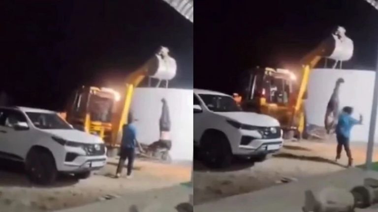 Shocking Incident: మరీ ఇంత దారుణమా.. డ్రైవర్‌ను జేసీబీకి కట్టేసి చితకబాదిన రౌడీ షీటర్..!