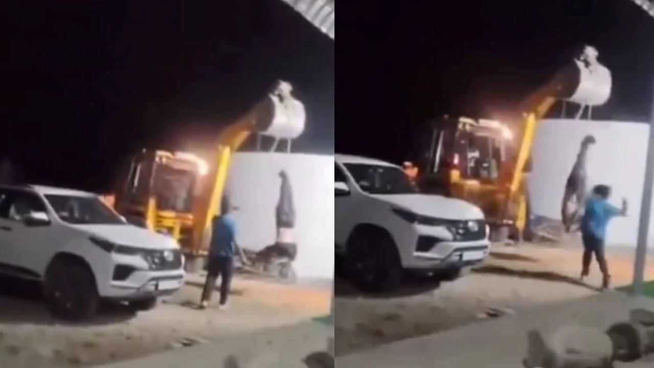 Shocking Incident: మరీ ఇంత దారుణమా.. డ్రైవర్‌ను జేసీబీకి కట్టేసి చితకబాదిన రౌడీ షీటర్..!