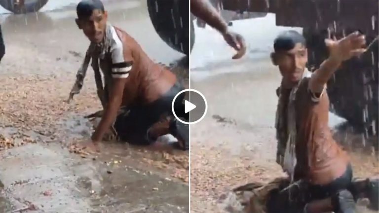 Maharashtra: తన కళ్ల ముందే పంట నాశనమవడం చూసిన రైతు ఏం చేశాడో చూడండి (వీడియో)