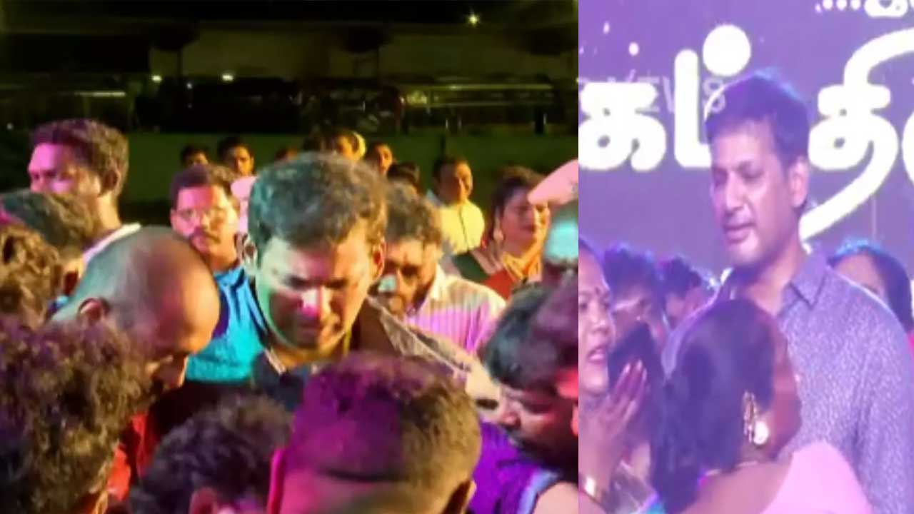 Hero Vishal: హీరో విశాల్‌కు తీవ్ర అస్వస్థత..! వేదికపైనే స్పృహ తప్పి పడిపోయిన విశాల్‌..