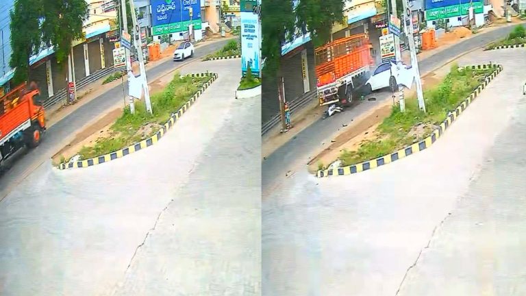 Hyderabad: హయత్ నగర్ లో డీసిఎంను ఢీకొట్టిన కారు.. ముగ్గురు మృతి