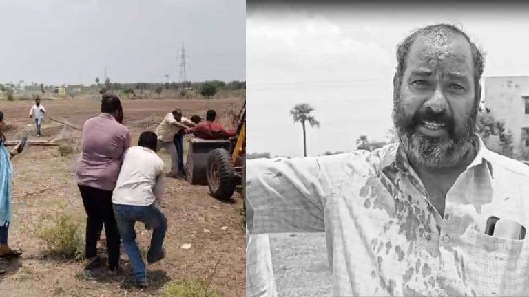 Tension : హయత్ నగర్ కోహెడలో ఉద్రిక్తత..  ప్లాట్స్ ఓనర్స్ లపై గొడ్డలి, రాళ్లతో దాడి