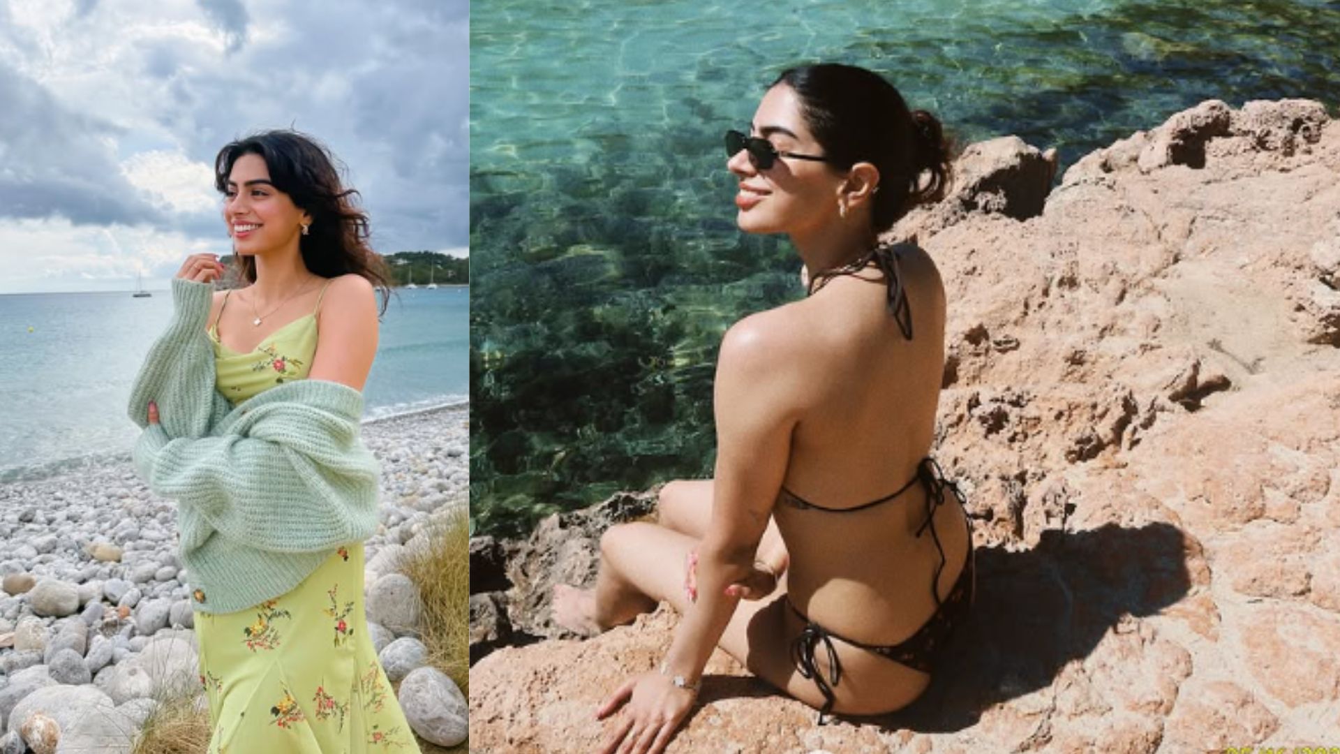 Khushi Kapoor : బికినీలో అక్కను మించిన  ఎక్స్పోజింగ్ తో రెచ్చిపోయిన ఖుషీ కపూర్..