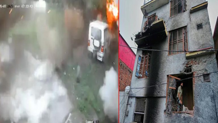 Pakistani Drone Strike: పౌరులే లక్ష్యంగా పాకిస్తాన్ దాడి.. భారీగా ఇళ్ళు, కార్లు ధ్వంసం!