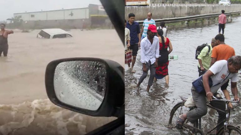 Maharashtra: మహారాష్ట్రలో వర్ష బీభత్సం.. నదులుగా మారిన రోడ్లు.. కొట్టుకుపోయిన కార్లు