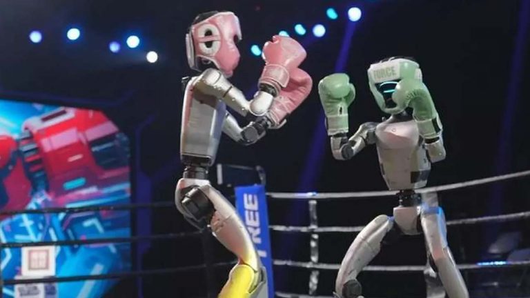 Robot Fightin: ప్రపంచంలోనే తొలిసారి.. రోబోల మధ్య బాక్సింగ్ మ్యాచ్.. ఒకరిపై ఒకరు పంచ్‌ల వర్షం