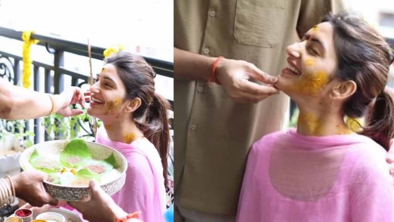 Sree Leela : ఓరినీ.. శ్రీలీల ఎంగేజ్ మెంట్ ఫొటోల సీక్రెట్ ఇదేనా..