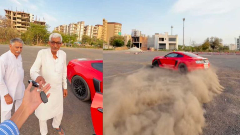 Viral : తాత రాక్.. మనవడు షాక్..! నెటిజన్లను మెస్మరైజ్ చేసిన తాతయ్య