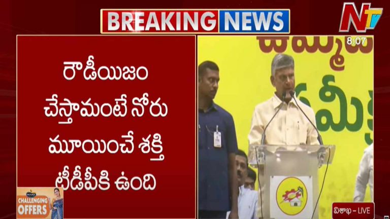 CM Chandrababu: రౌడీయిజం చేస్తామంటే నోరు మూయించే శక్తి టీడీపీకి ఉంది..